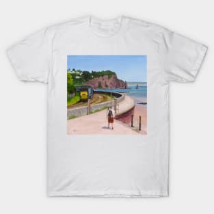 Trains At Teingmouth T-Shirt